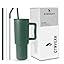 Tumbler with lid and Straw 1200ML Cup Stainless Steel Vacuum Insulated Tumbler for Water, Iced Tea or Coffee 1.2L Office Gym Travelling (40 - Oz - Skin)