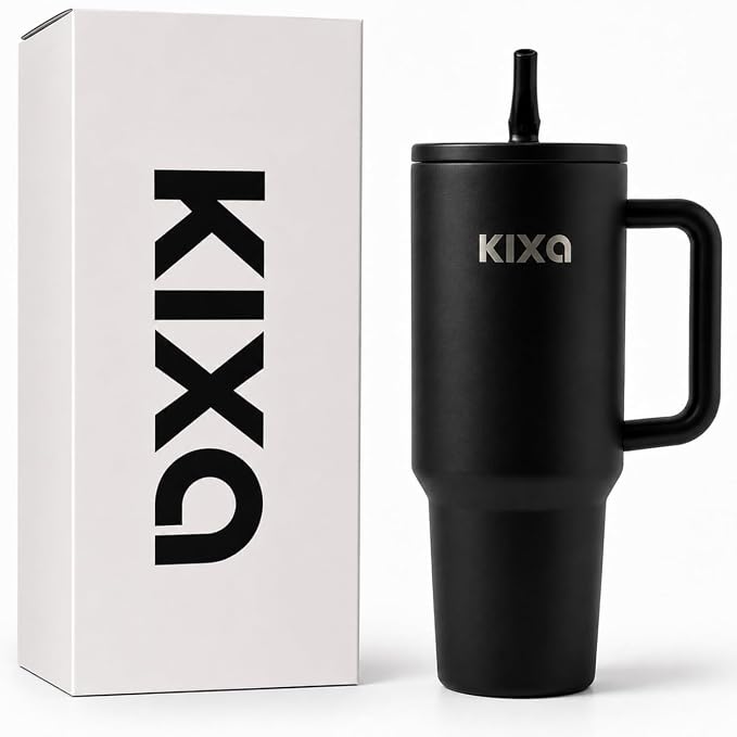 HydroFlow Tumbler 1200 ml, Black | Hot & Cold, Leakproof