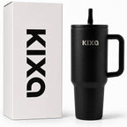 HydroFlow Tumbler 1200 ml, Black | Hot & Cold, Leakproof