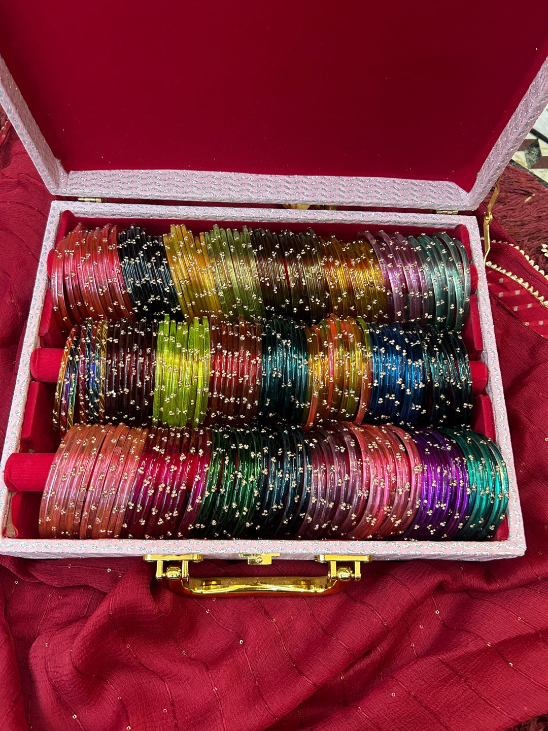 288 bangles 24 different colors with big box💕