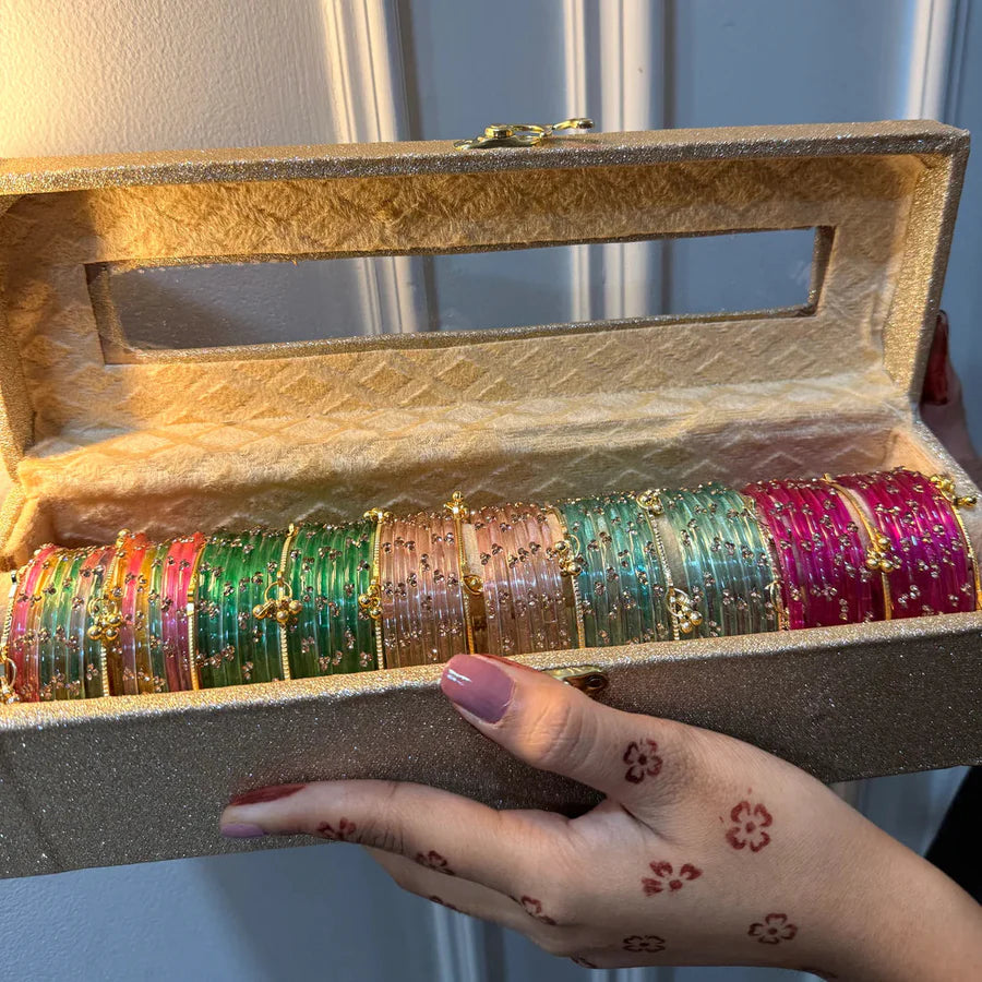 16 Trending Jhumka With 60 Diamond Bangles + 10 Ghungroo Bangles Combo