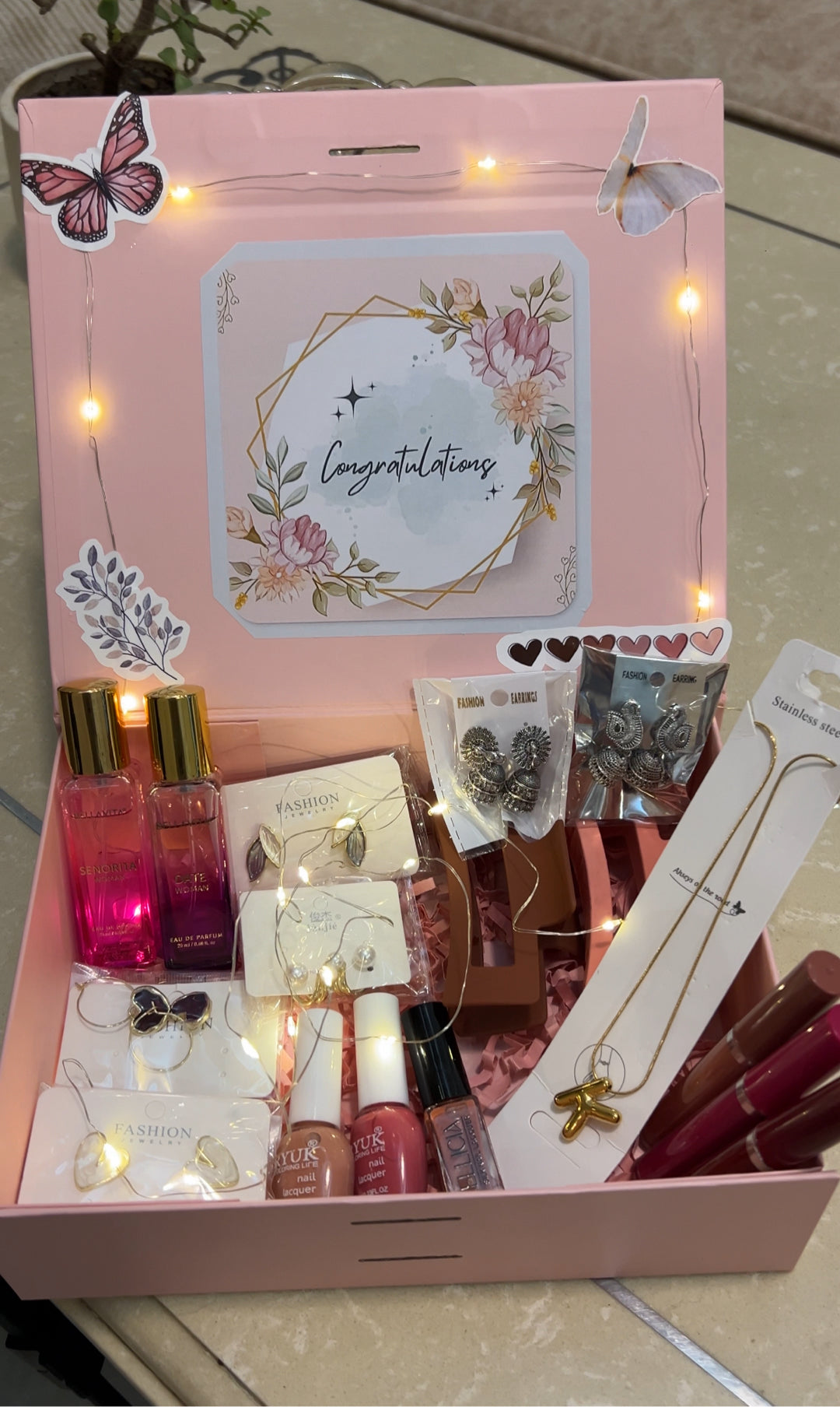 Bride to he hamper