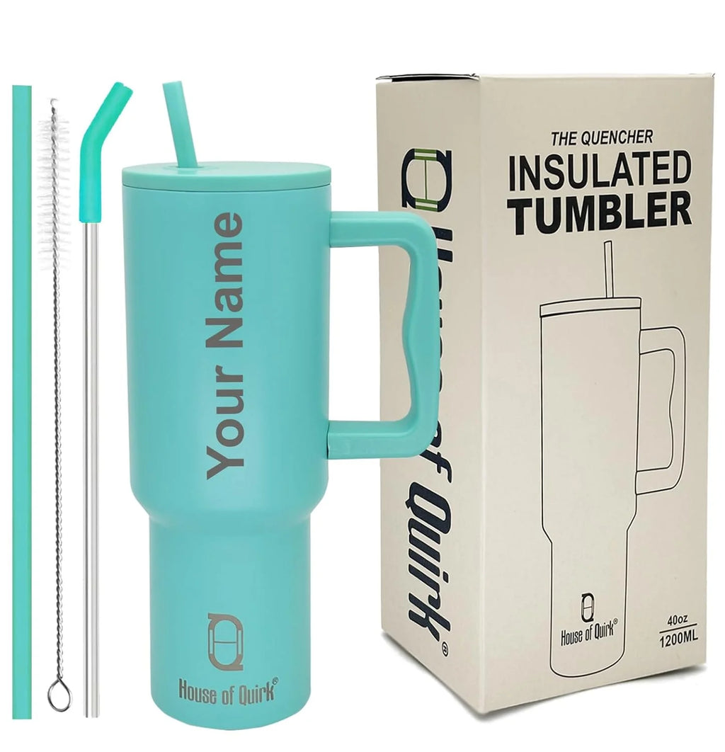 1200ML Custom Name Tumbler – Personalized Stainless Steel Vacuum Tumbler (Non-Returnable & Non-Replaceable)