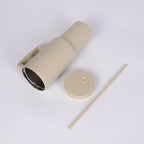 Tumbler with lid and Straw 1200ML Cup Stainless Steel Vacuum Insulated Tumbler for Water, Iced Tea or Coffee 1.2L Office Gym Travelling (40 - Oz - Skin)