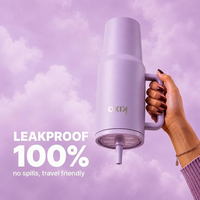 HydroFlow Tumbler 1200 ml Hot & Cold Tumbler (Leakproof) (lilacc)