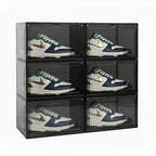 Shoe Storage Organizer Boxes Black