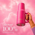 HydroFlow Tumbler 1200 ml Hot & Cold Tumbler (Leakproof) (candycrush) Stainless Steel, Pink