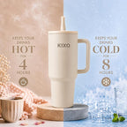 HydroFlow Tumbler 1200 ml Hot & Cold Tumbler (Leakproof) (Oatt)