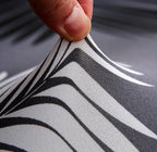 Printed Sofa Cover - Dark Grey Fern