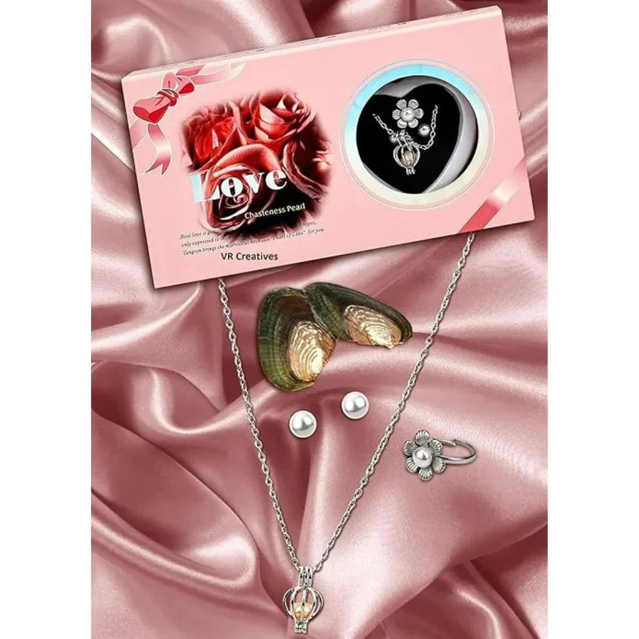 Love Pearl Necklace Set